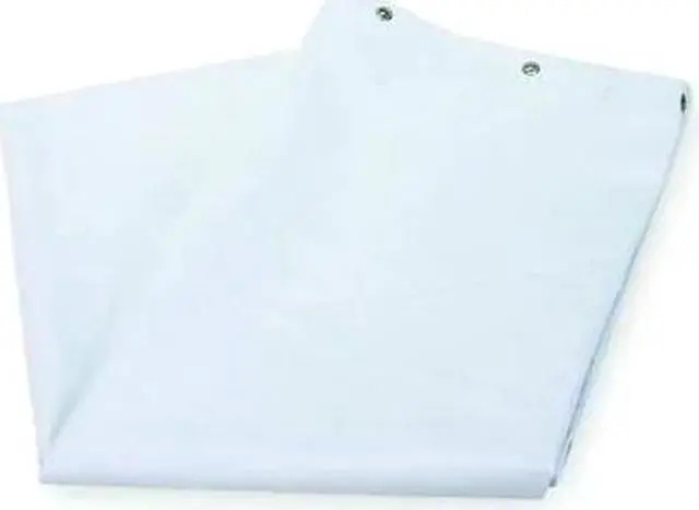 Main image of ZORO SELECT 4EEY3 Shower Curtain, Vinyl, White, 108 in W, 72 in L