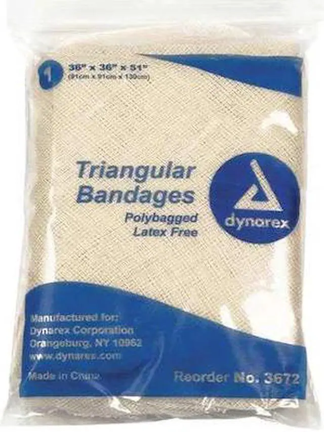 Alt view image 5 of 6 - DYNAREX 3672 Triangular Bandage, 36in W x 51in L, PK12
