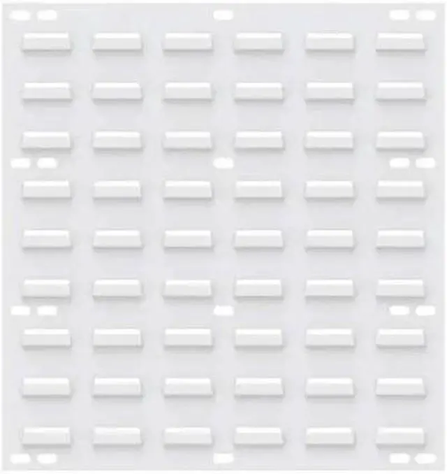 Alt view image 2 of 2 - AKRO-MILS 30618TEXWHT Steel Louvered Panel, 5/16 in D x 20 in H x 18 in W, White