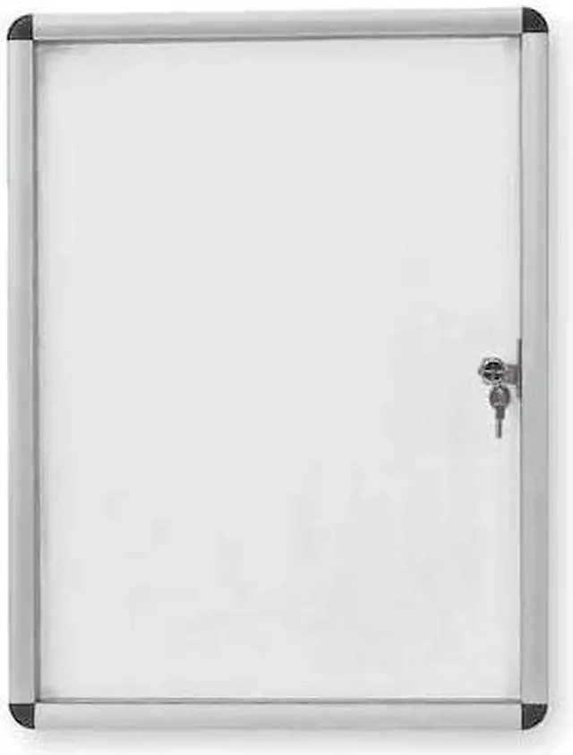 Main image of ZORO SELECT 2RXC7 Enclosed Magnetic Bulletin Board 37-1/2"x25-2/5", 1 Door