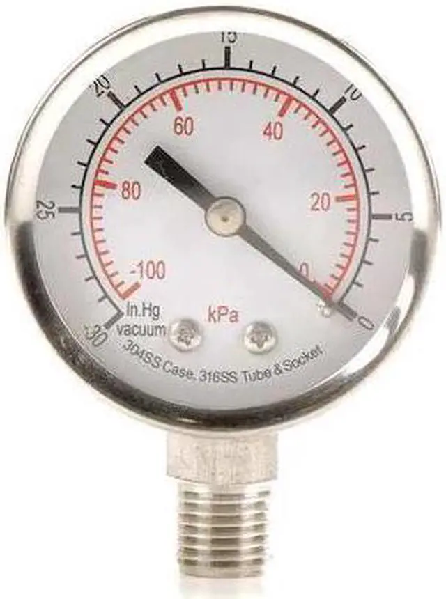 Main image of ZORO SELECT 4FMK3 Vacuum Gauge,Test,2 In