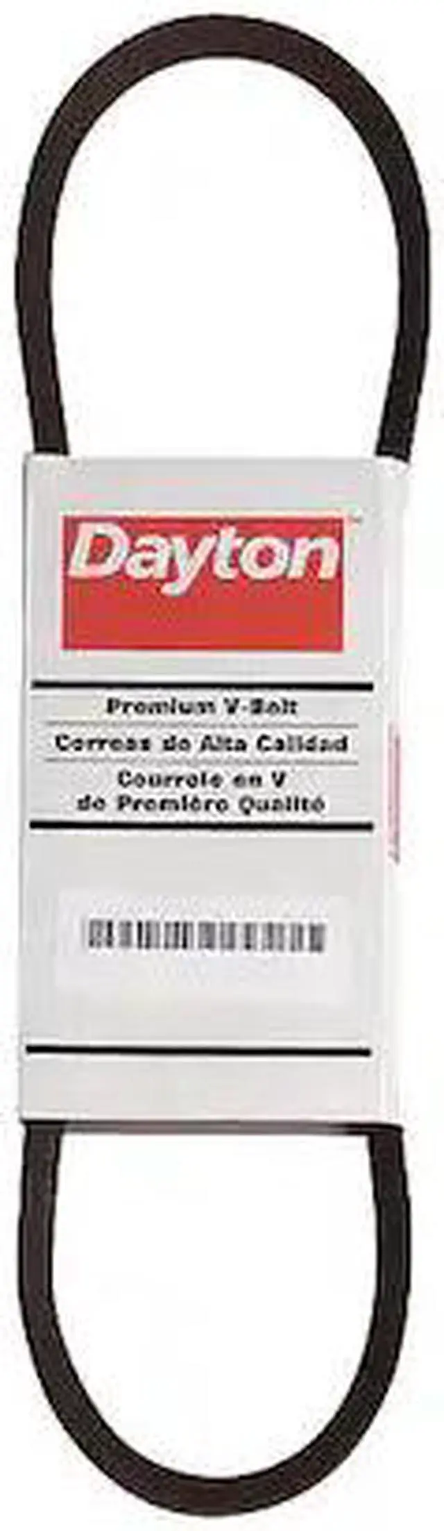 Main image of DAYTON 13W530 BX49 Cogged, Classical V-Belt, 52 in Outside Length, 21/32 in Top