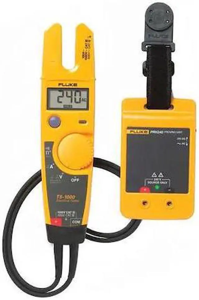 Main image of FLUKE FLUKE-T5/PRV Clamp Meter Kit,100A,1000V,Digital,Split