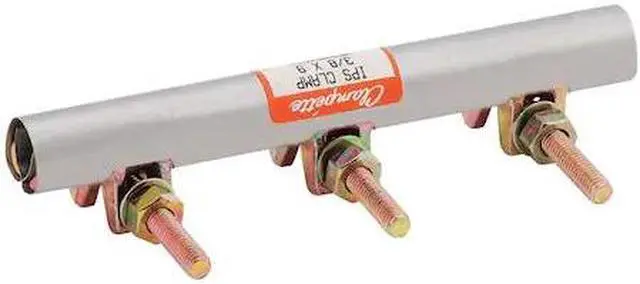 Main image of ZORO SELECT 330-029 Repair Clamp,Three Bolt,3/8 In,304SS