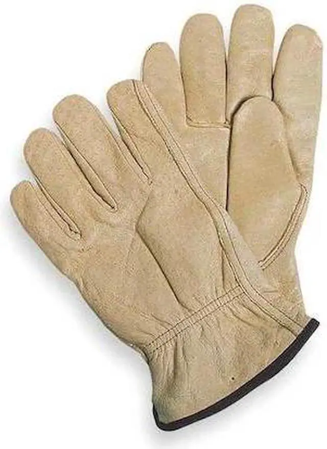 Main image of CONDOR 1VT46 Leather Drivers Gloves, Pigskin, Shirred Slip-On, Keystone Thumb,