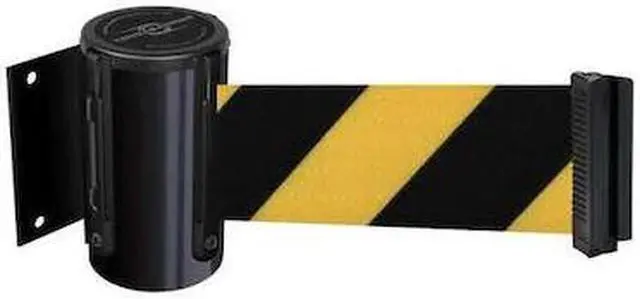 Main image of TENSABARRIER 896-STD-33-STD-NO-D4X-C Belt Barrier, Black,Belt Yellow/Black