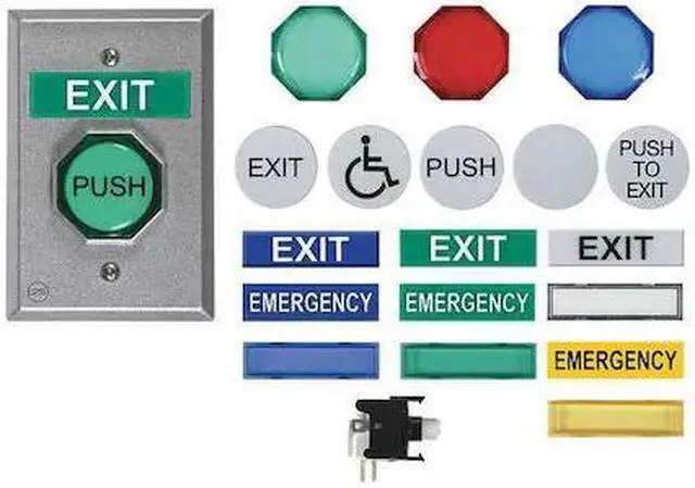 Alt view image 5 of 10 - SAFETY TECHNOLOGY INTERNATIONAL UB-1 Universal Push Button Kit