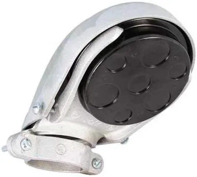 Alt view image 4 of 5 - RACO 2412 EMT/IMC Cap, 3 in, Snap-On, Aluminum, Plain, Natural