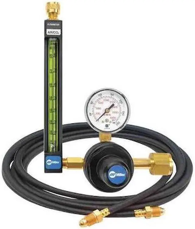 Main image of MILLER ELECTRIC 22-80-320-6 Flowmeter Regulator,Brass,2 in. ga.