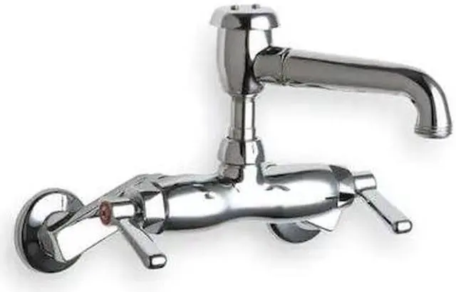 Alt view image 2 of 3 - Service Sink Faucet, 2H Lever, Chrome