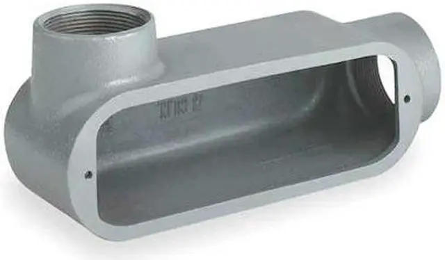Alt view image 2 of 2 - HUBBELL KILLARK OLL-5M Conduit Outlet Body,Iron,LL,1-1/2 In.