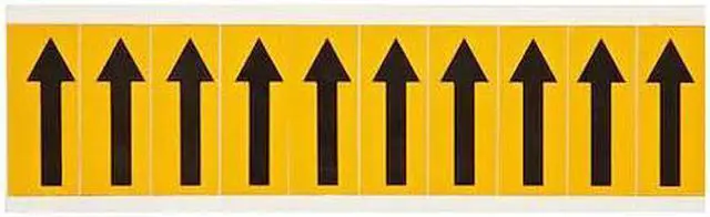 Main image of BRADY 1534-ARO Symbol Label,Arrow,2-1/4 In. H,PK10