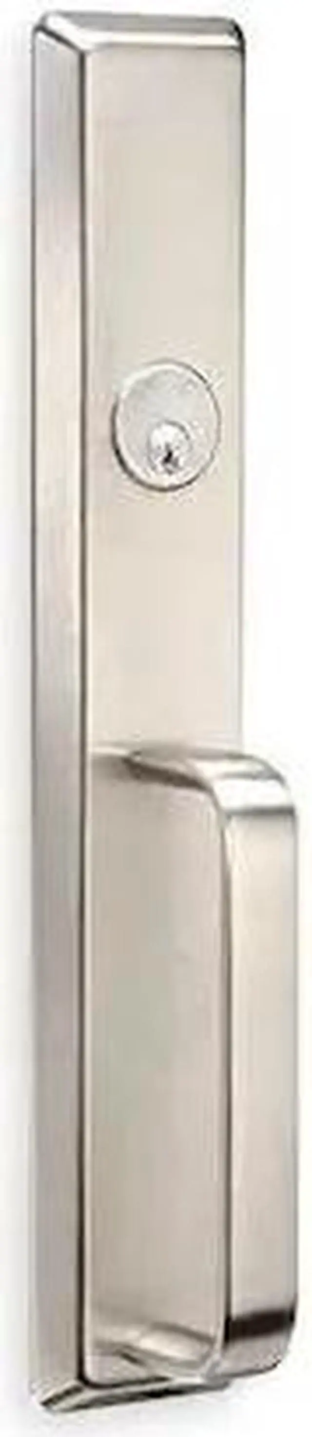 Alt view image 2 of 2 - YALE 632F-US32D Pull,Escutcheon Pull w/Lock,Non-Handed