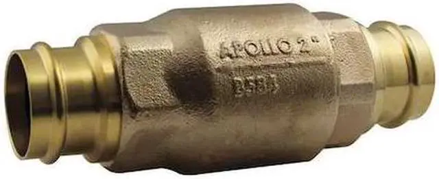 Main image of APOLLO VALVES 61LF10601PR 1-1/4" Press Lead Free Bronze Ball Cone Check Valve