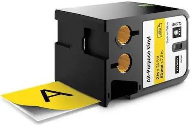 Alt view image 7 of 12 - 54 MM ALL-PURPOSE VINYL, BLACK ON YELLOW