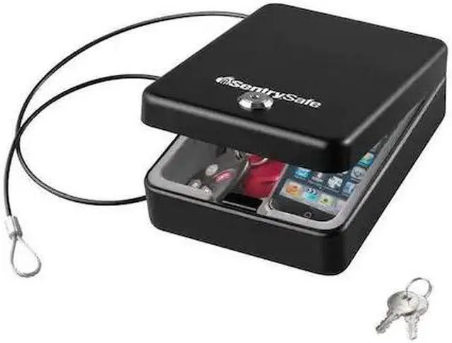 Main image of Sentry Safe Portable Safe,0.05 cu ft,Black  P005K