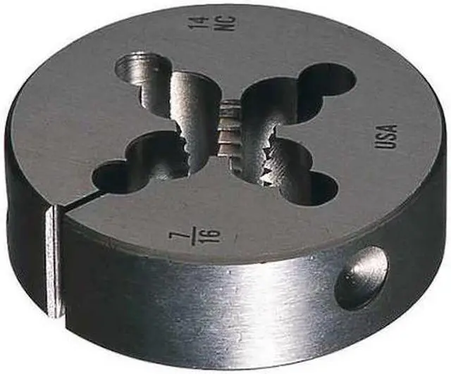 Main image of GREENFIELD THREADING 415732 HSS Round Adjustable DIe 6382 Greenfield ThreadIng