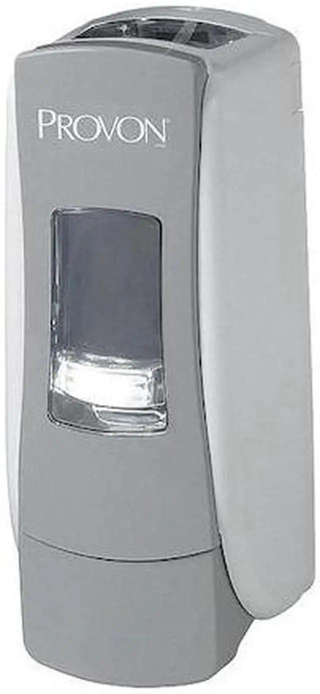 Main image of PROVON 8771-06 ADX-7 700mL Foam Soap Dispenser, Push-Style, Gray/White