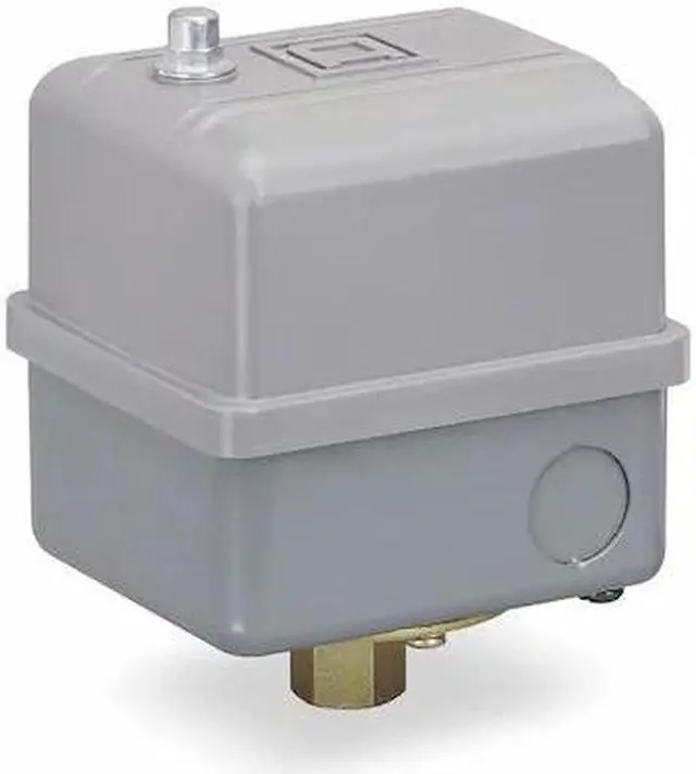 Alt view image 3 of 3 - Pressure Switch, 60-80PSI, 1Port, DPST, 10A