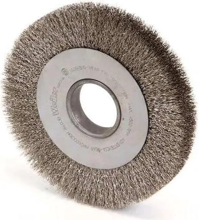 Alt view image 5 of 7 - WEILER 97428 Wire Wheel Wire Brush, Arbor, 8", 1" W