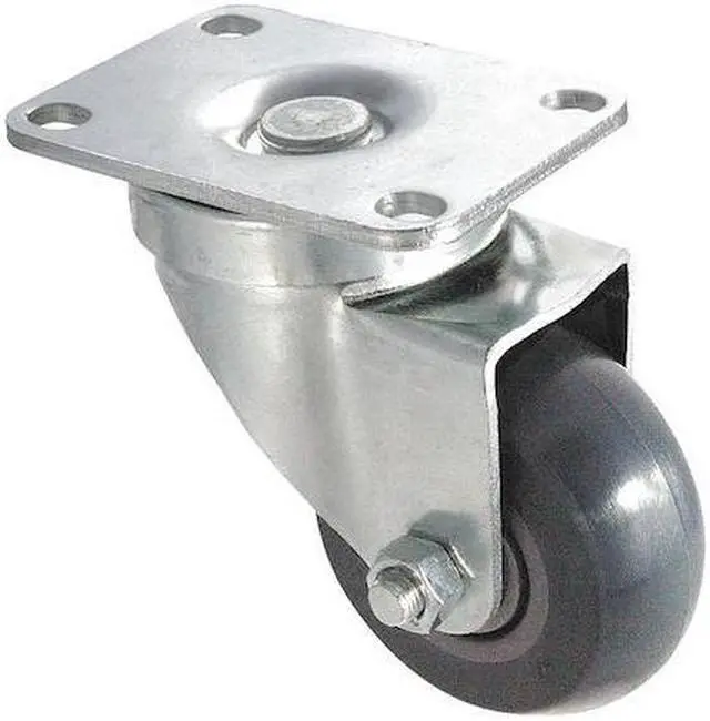 Main image of ZORO SELECT 1UHZ8 Swivl Plate Castr,Polyurthan,5 in,350 lb