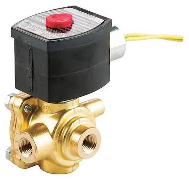Main image of ASCO EFHB8342G001 Solenoid Valve, 4-Way, 2-Position, Universal, 1/4 in Pipe