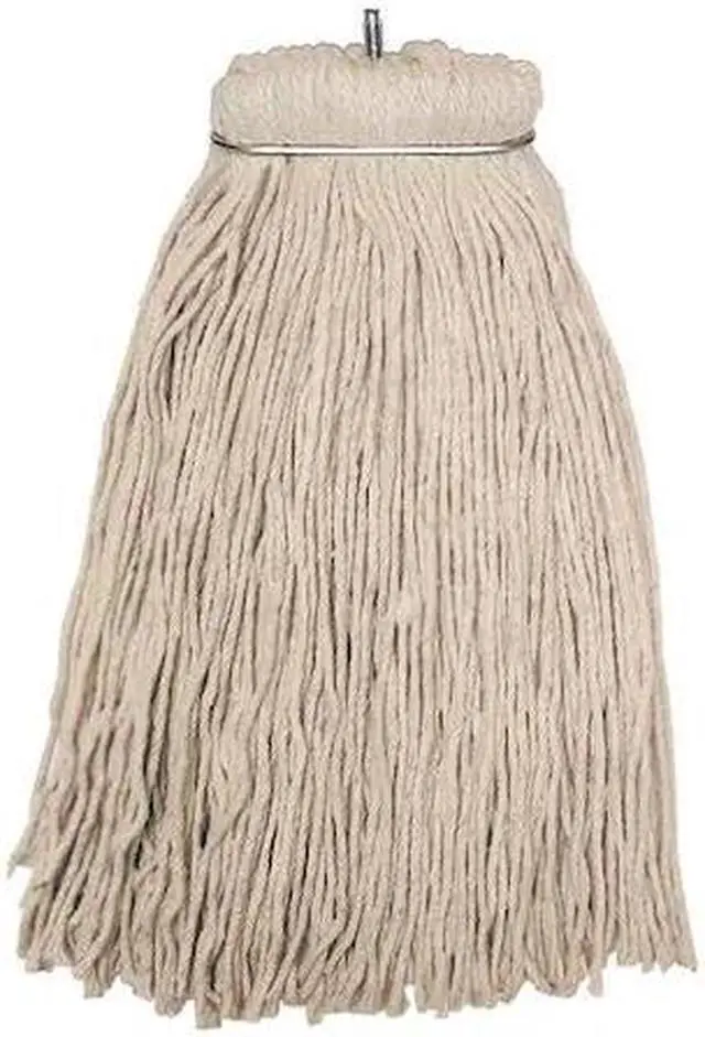 Main image of TOUGH GUY 16W223 16 in String Wet Mop, 16 oz Dry Wt, Screw On Connection,
