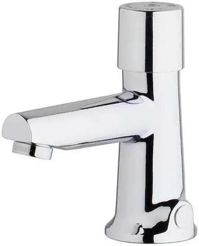 Alt view image 2 of 2 - CHICAGO FAUCET 3501-E2805ABCP Metering Single Hole Mount, 1 Hole Straight Spout