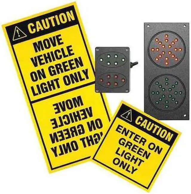 Alt view image 2 of 3 - IDEAL WAREHOUSE INNOVATIONS 60-5411-U Exterior Traffic Lights,Plastic,Black