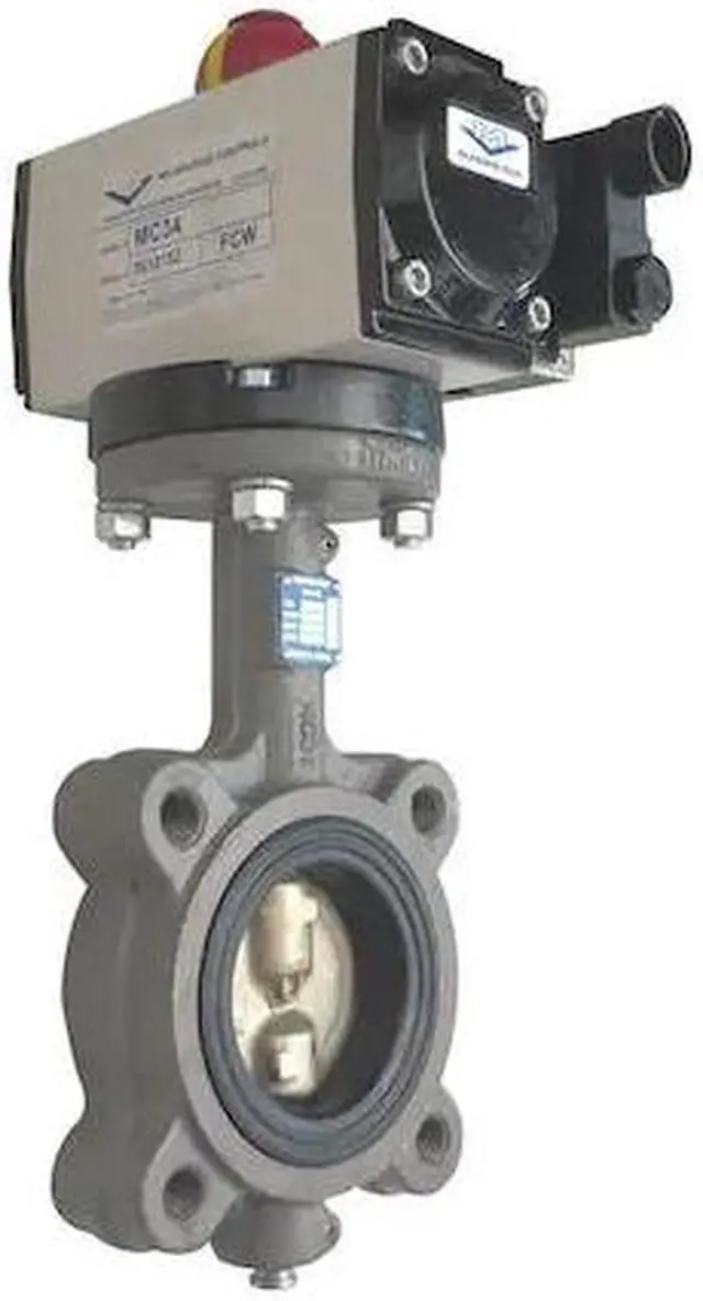 Main image of MILWAUKEE VALVE CLA23E Butterfly Valve,Dbl Acting,Cast Iron,3In
