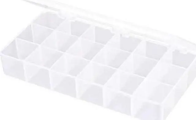 Main image of FLAMBEAU T200 Compartment Box with 18 compartments, Plastic, 1 3/8 in H x 4 in W
