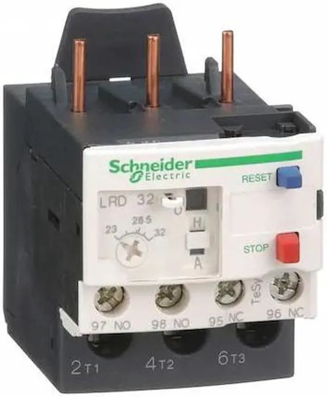 Alt view image 3 of 7 - SCHNEIDER ELECTRIC LRD32 Overload Relay, 1NC/1NO, 23 A Min current, 32 A Max