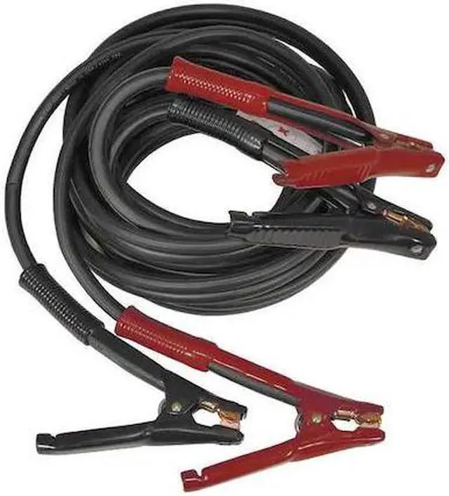 Main image of ASSOCIATED EQUIPMENT 6163 Booster Cable,HD,1 AWG,25 ft,800 Amps