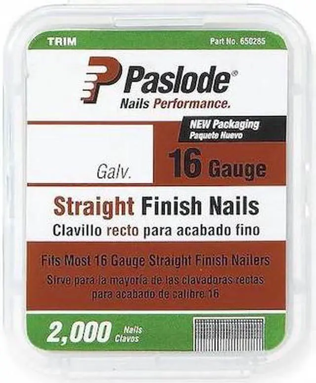 Alt view image 2 of 5 - Finish Nail, 16 Ga, 1 1/4 L, Pk 2000