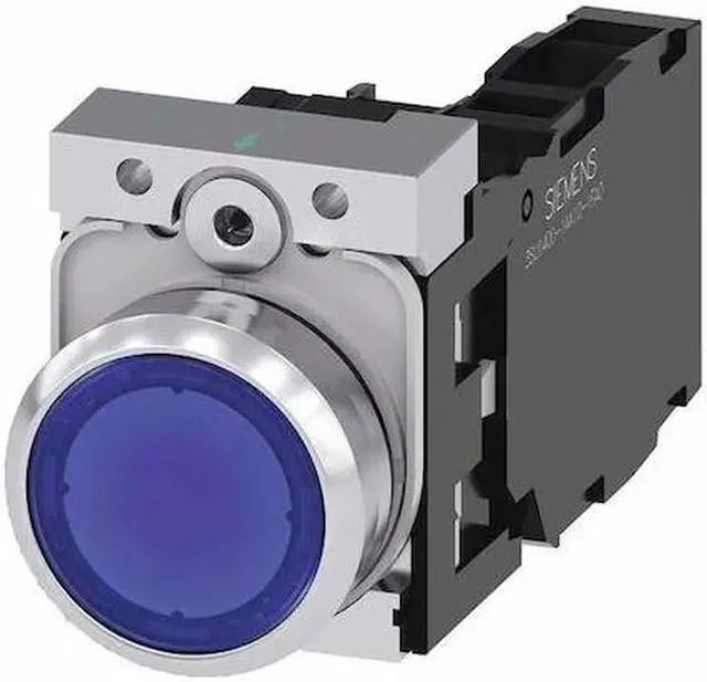 Main image of SIEMENS 3SU1152-0AB50-1FA0 Illuminated Push Button,Blue,22mm,LED
