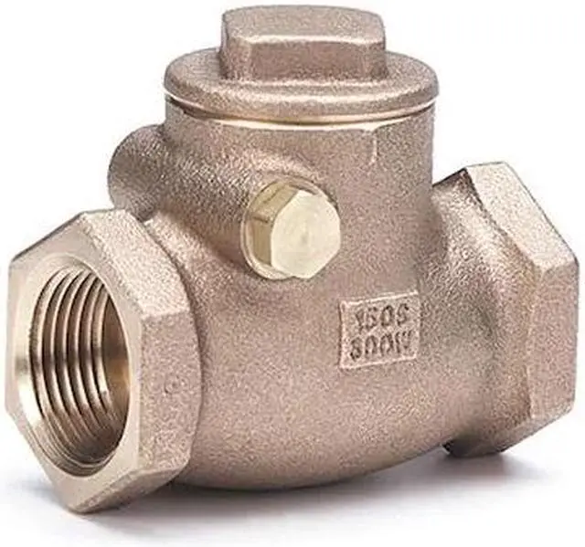 Main image of MILWAUKEE VALVE 510T 1/4 1/4" FNPT Bronze Swing Check Valve