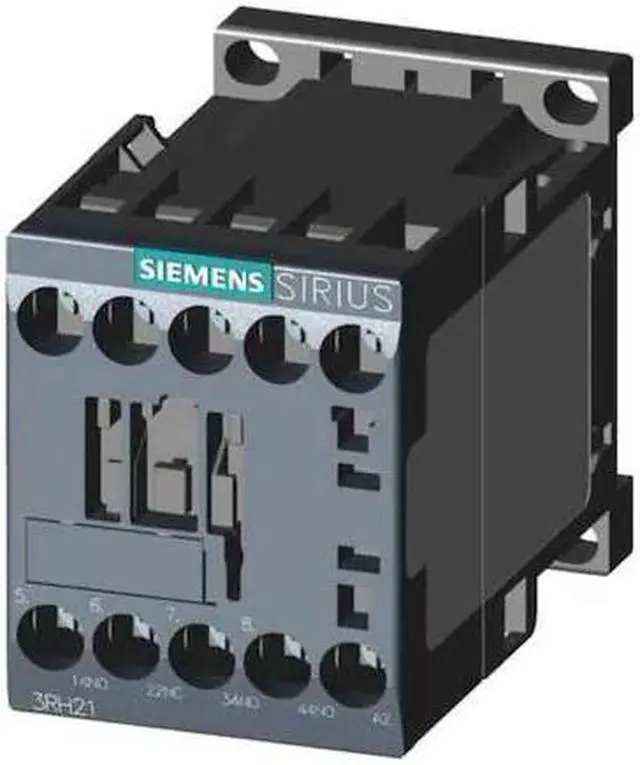Alt view image 2 of 3 - SIEMENS 3RH21311AK60 IEC Control Relay,3NO/1NC,120VAC,10A