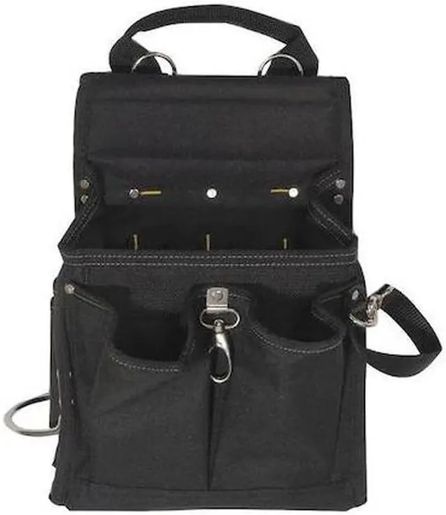 Alt view image 2 of 3 - Tool Pouch, Poly, 20 Pockets, 11x4x13.5, Blk