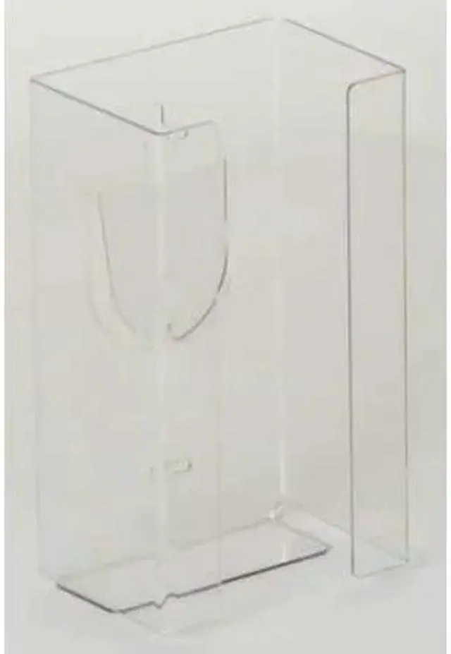Main image of ZORO SELECT 6GLA3 Glove Dispenser, Acrylic, Holds (1) Box ,Clear ,10"H x