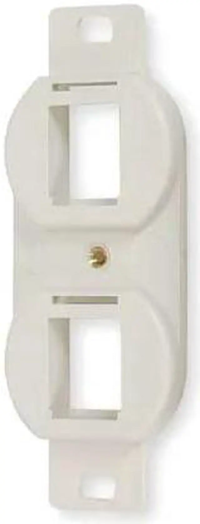 Alt view image 2 of 2 - HUBBELL PREMISE WIRING BR106C Outlet Frame,2P,Flush Keystone Mounting