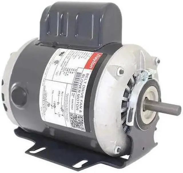 Main image of DAYTON 6K870 Split-Phase Start/Capacitor-Run Belt Drive Motor, 1/4 HP, 48