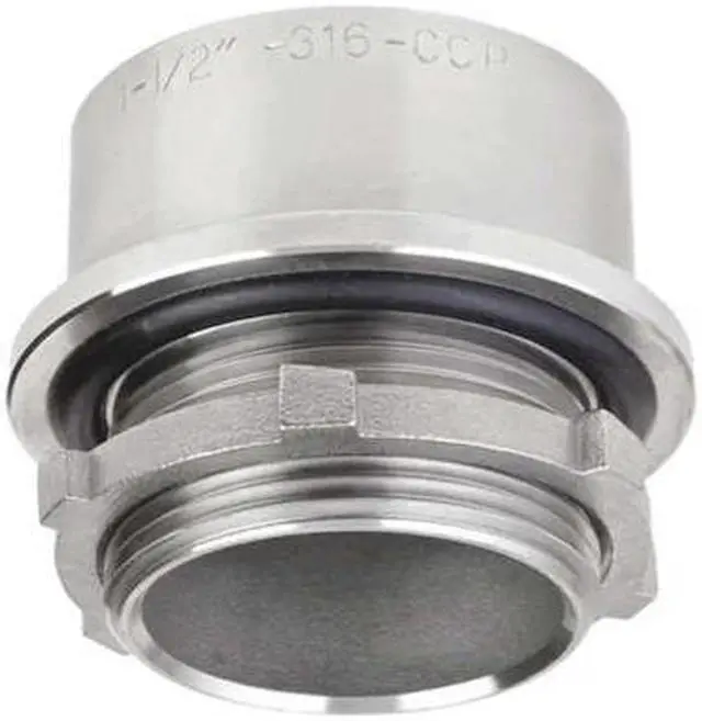 Alt view image 3 of 3 - CALBRITE S60700LT00 IMC Grounding Hub, 3/4 in, Threaded, 316 Stainless Steel,