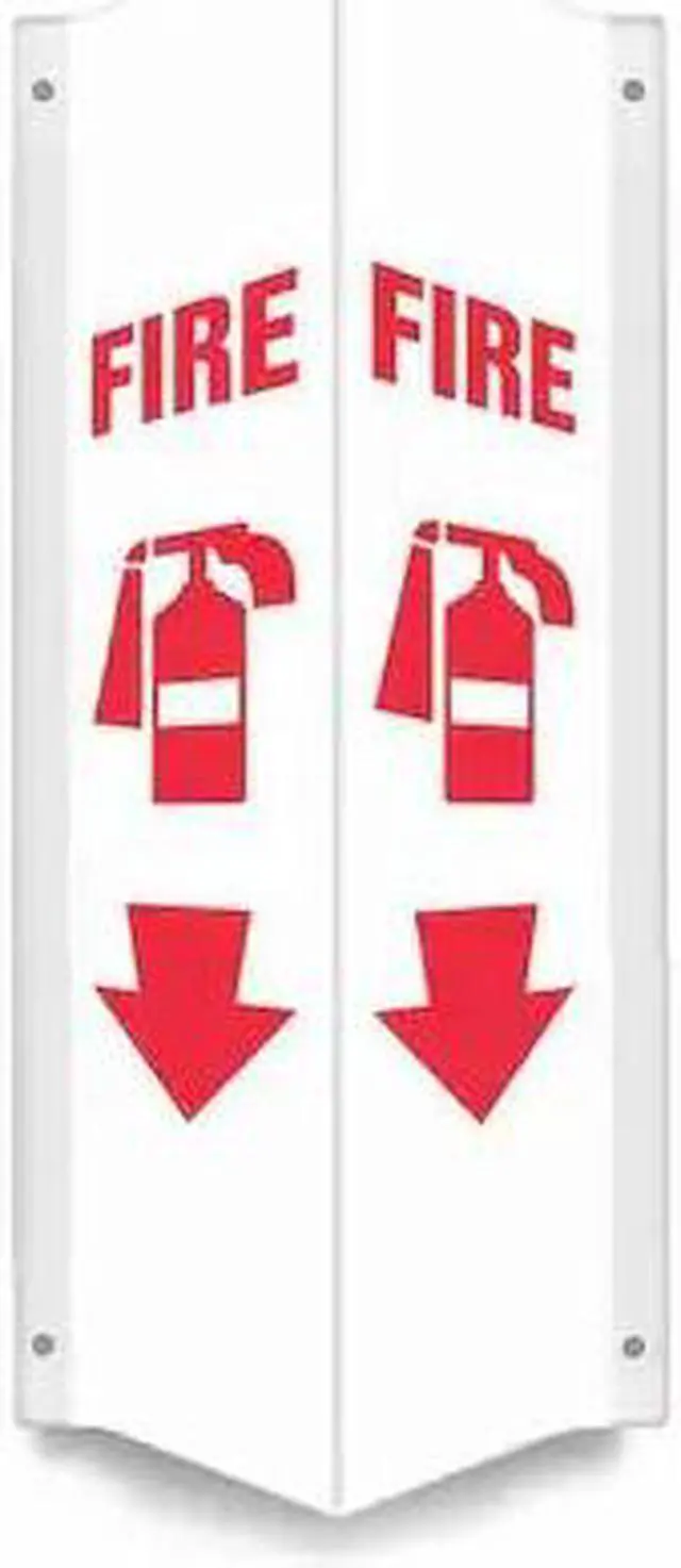 Main image of CONDOR 480Z32 High Visibility Safety Sign, 24 in Height, 7 1/2 in Width, PETG,