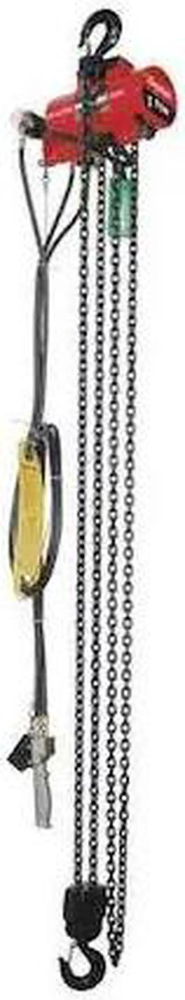 Main image of DAYTON 29XL88 Air Chain Hoist,2000 lb.Cap.,10 ft.Lift