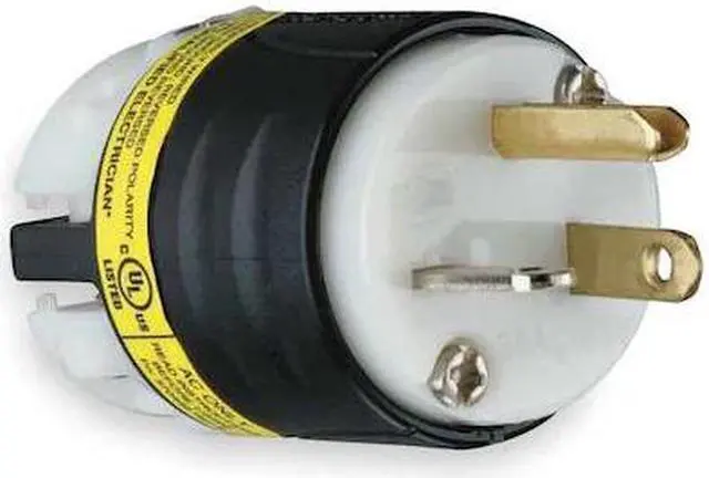 Alt view image 2 of 2 - LEGRAND PS5366XGCM 3 Wire Ground Monitoring Straight Blade Plug 125VAC 20A