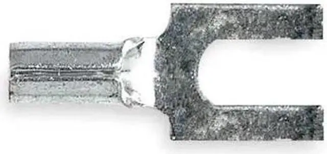 Alt view image 3 of 4 - 3M M14-6FBX Fork Terminal, #6 Stud Size, 14 AWG, 600 V, Bare Insulated, Blue,