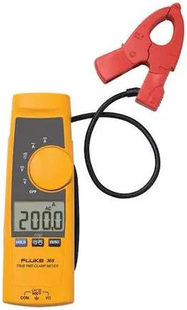 Alt view image 2 of 5 - FLUKE FLUKE-365 Digital Clamp Meter, Backlit LCD, 200 A, 0.7 in (18 mm) Jaw