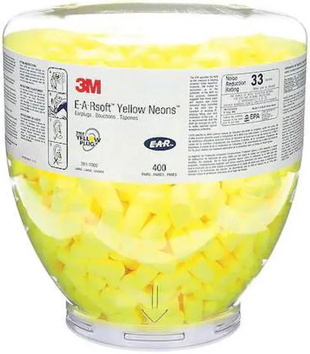Alt view image 2 of 2 - 3m Ear Plug Dispenser Refill, 33dB, PK400   391-1005