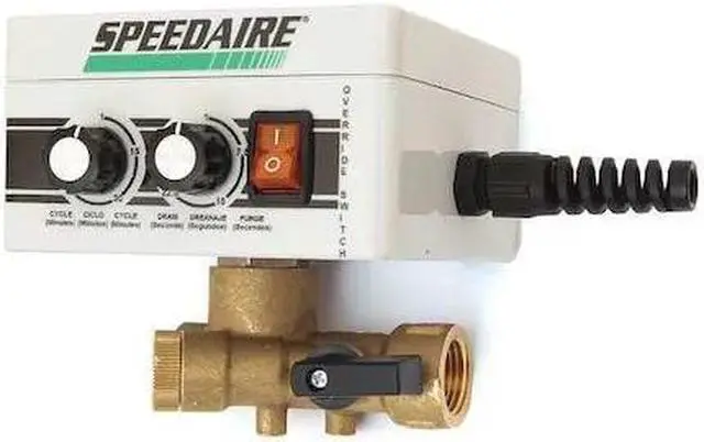Main image of SPEEDAIRE 53CE44 Auto Drain Valve,Drain Size 1/2",4.0 gpm