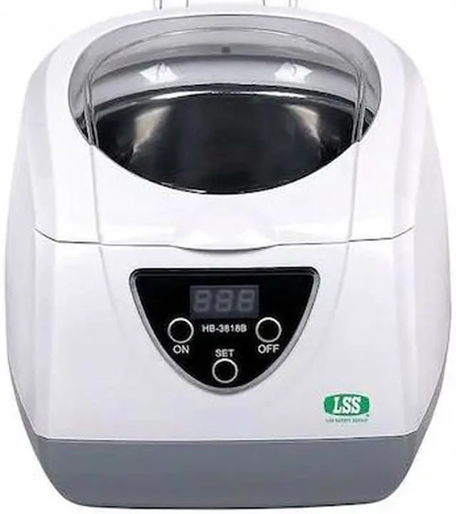Main image of ZORO SELECT 32V113 Ultrasonic Cleaner,High Power,750ml,SS (Formerly Lab Safety